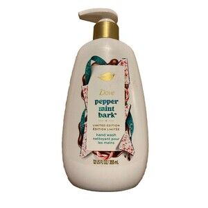 Dove PEPPERMINT BARK Holiday Treats Hand Wash Limited Edition 12oz